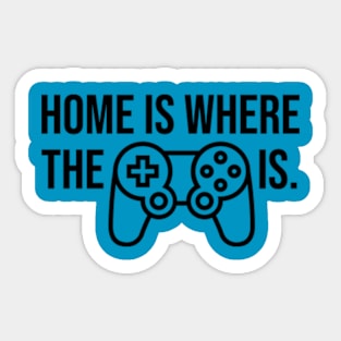 Home is Where the Playstation Controller Is Sticker